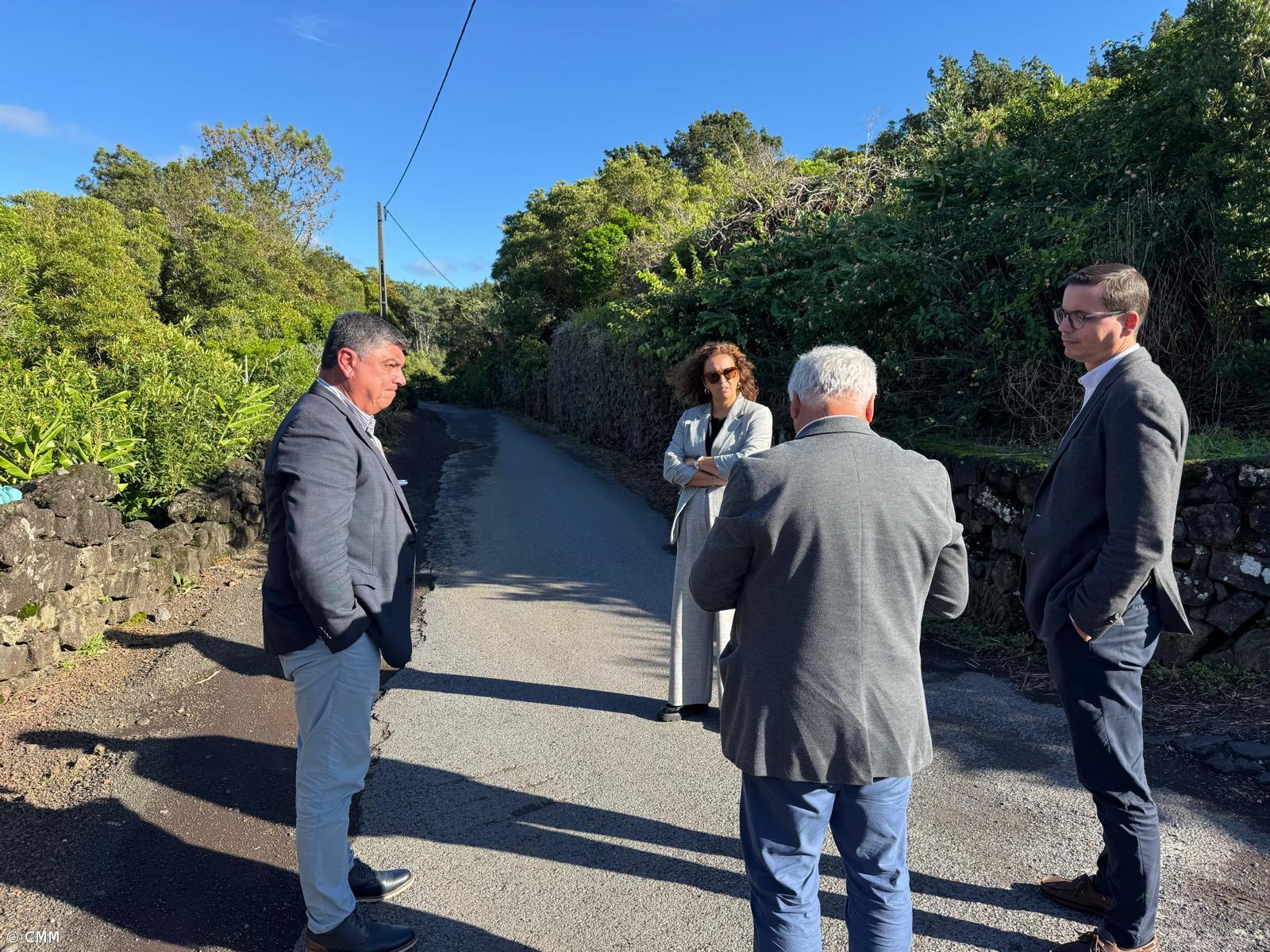 Executivo da autarquia da Madalena visita freguesia das Bandeiras – Imagem 1