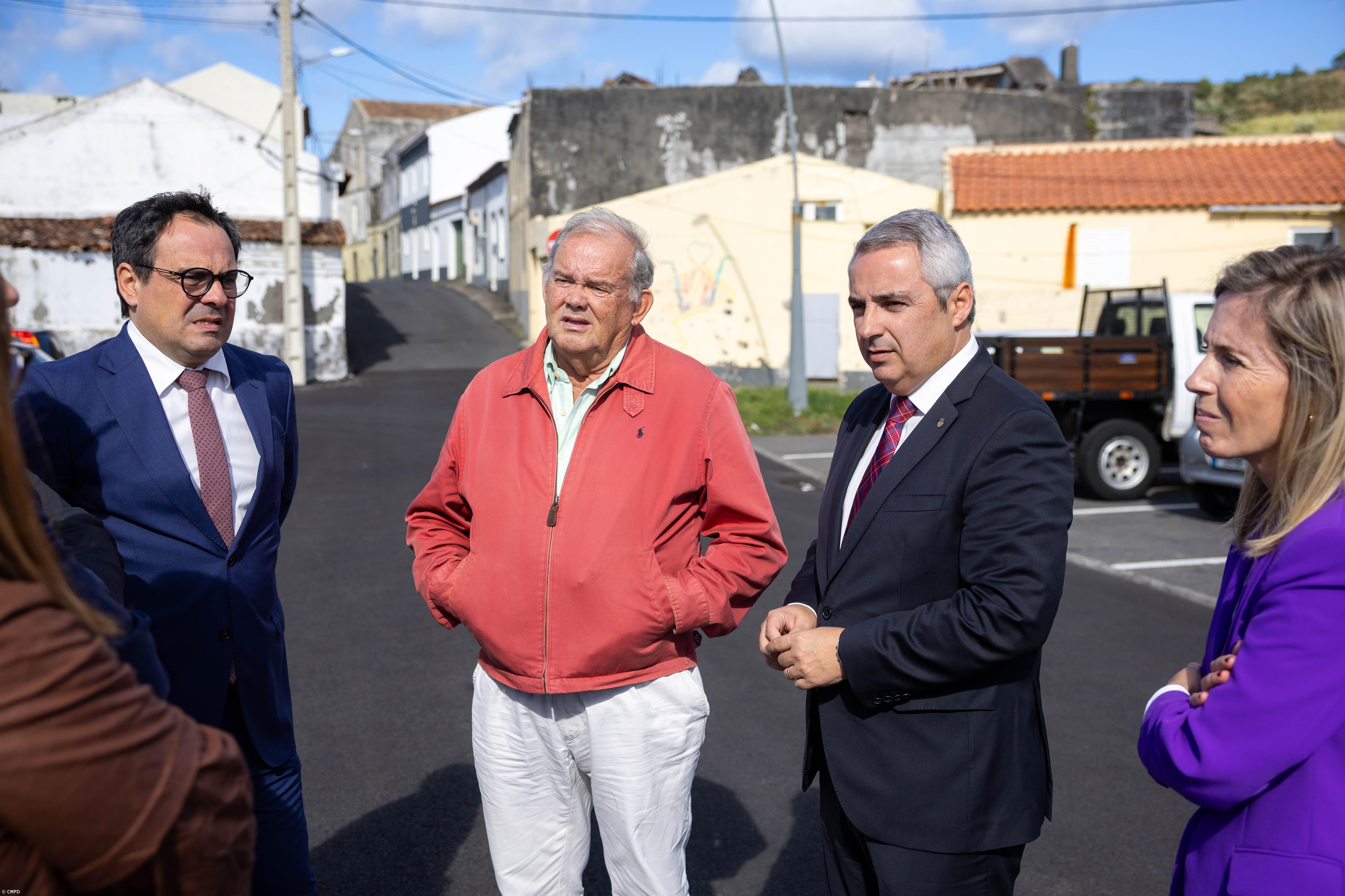 Concluídas as obras de substituição da rede de recolha de águas em São Roque – Imagem 1