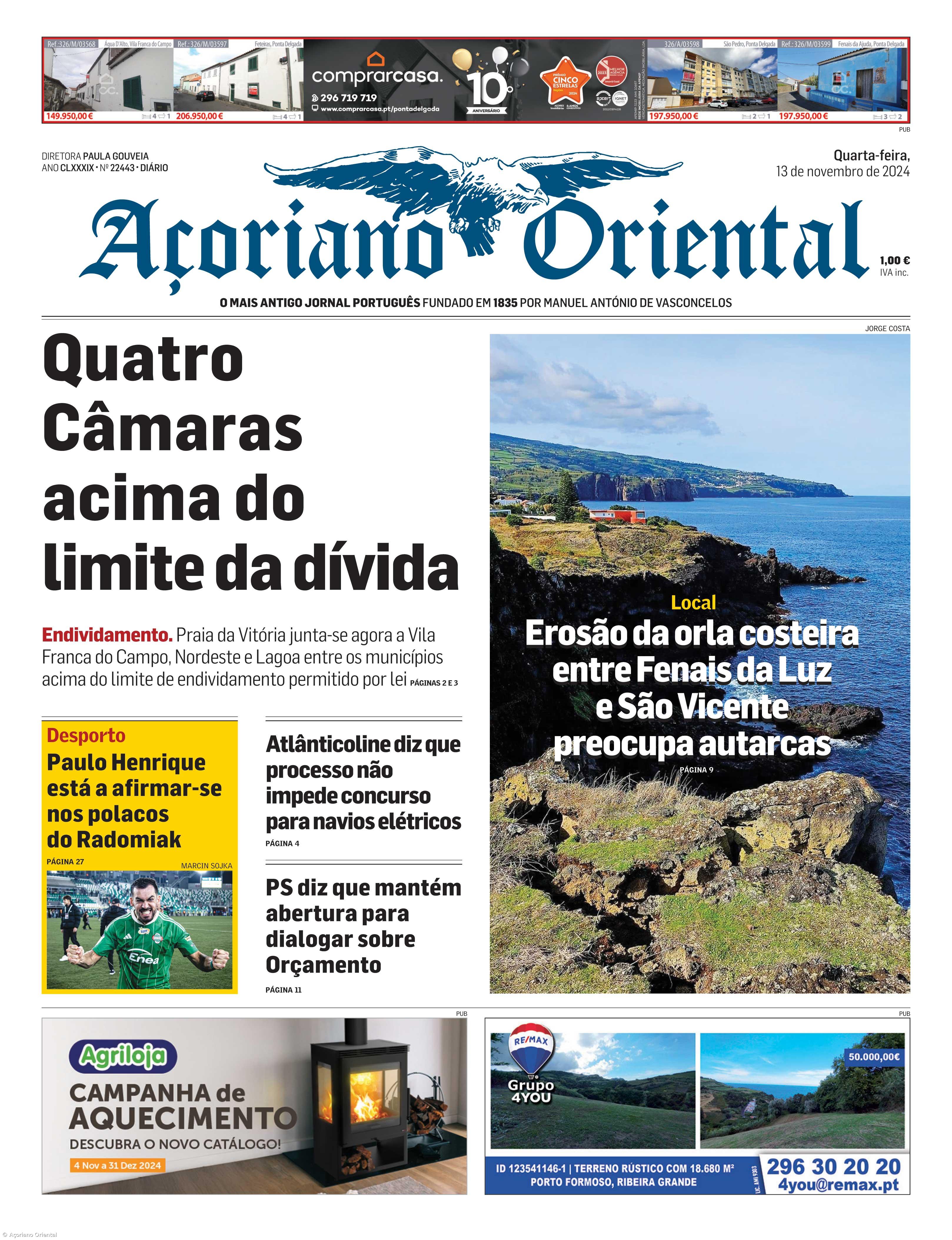 Capa AO 13 novembro 2024 – Imagem 1