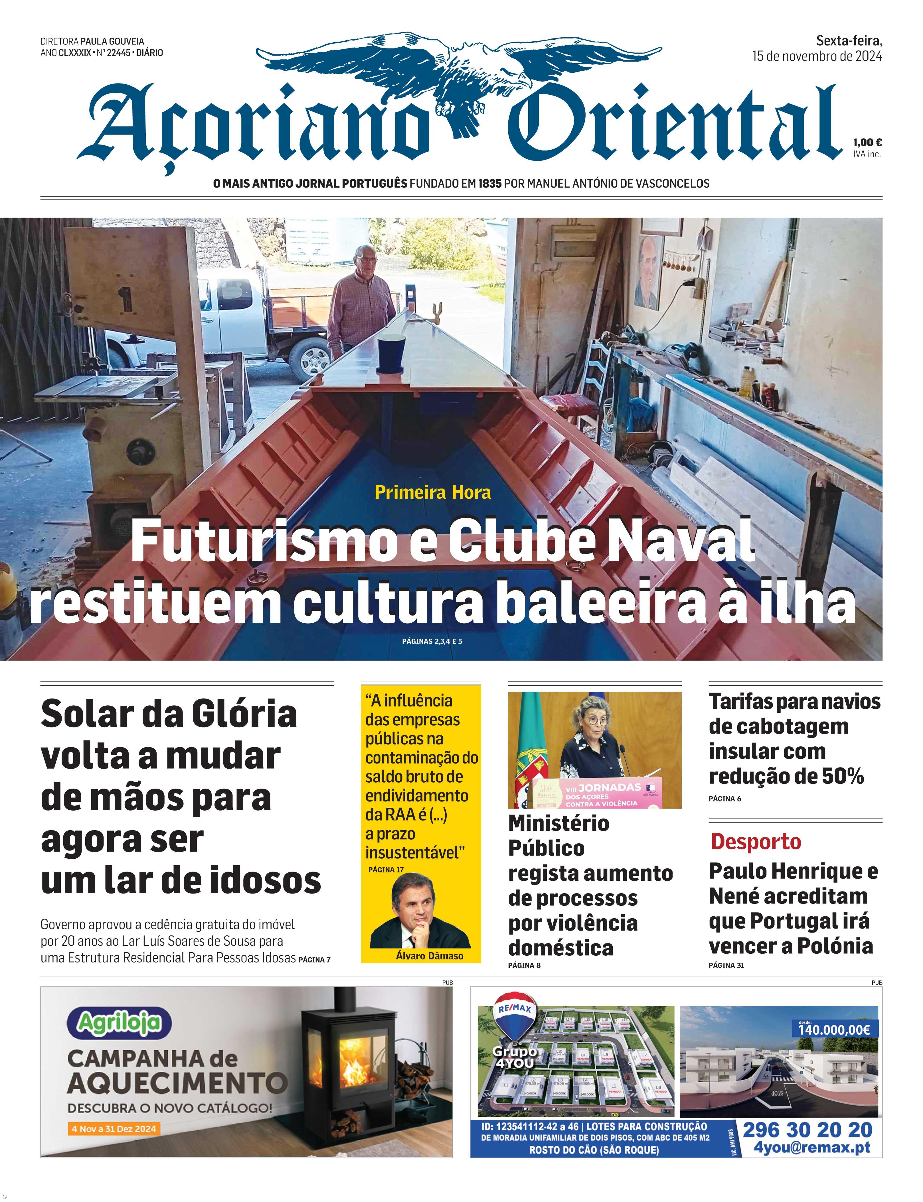 Futurismo e Clube Naval  restituem cultura baleeira à ilha – Imagem 1