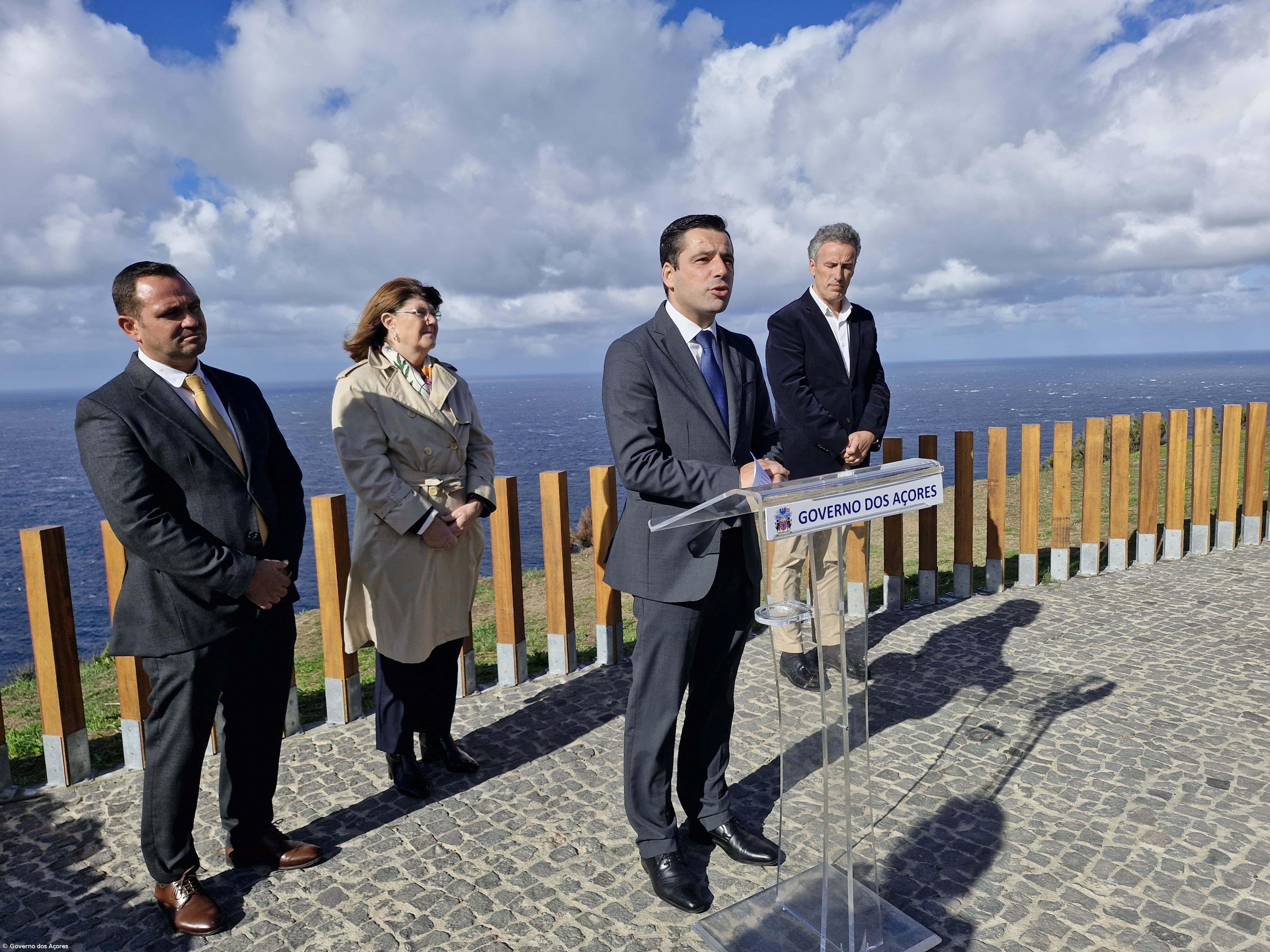 Inaugurada empreitada de requalificação do Miradouro da Ferraria – Imagem 1