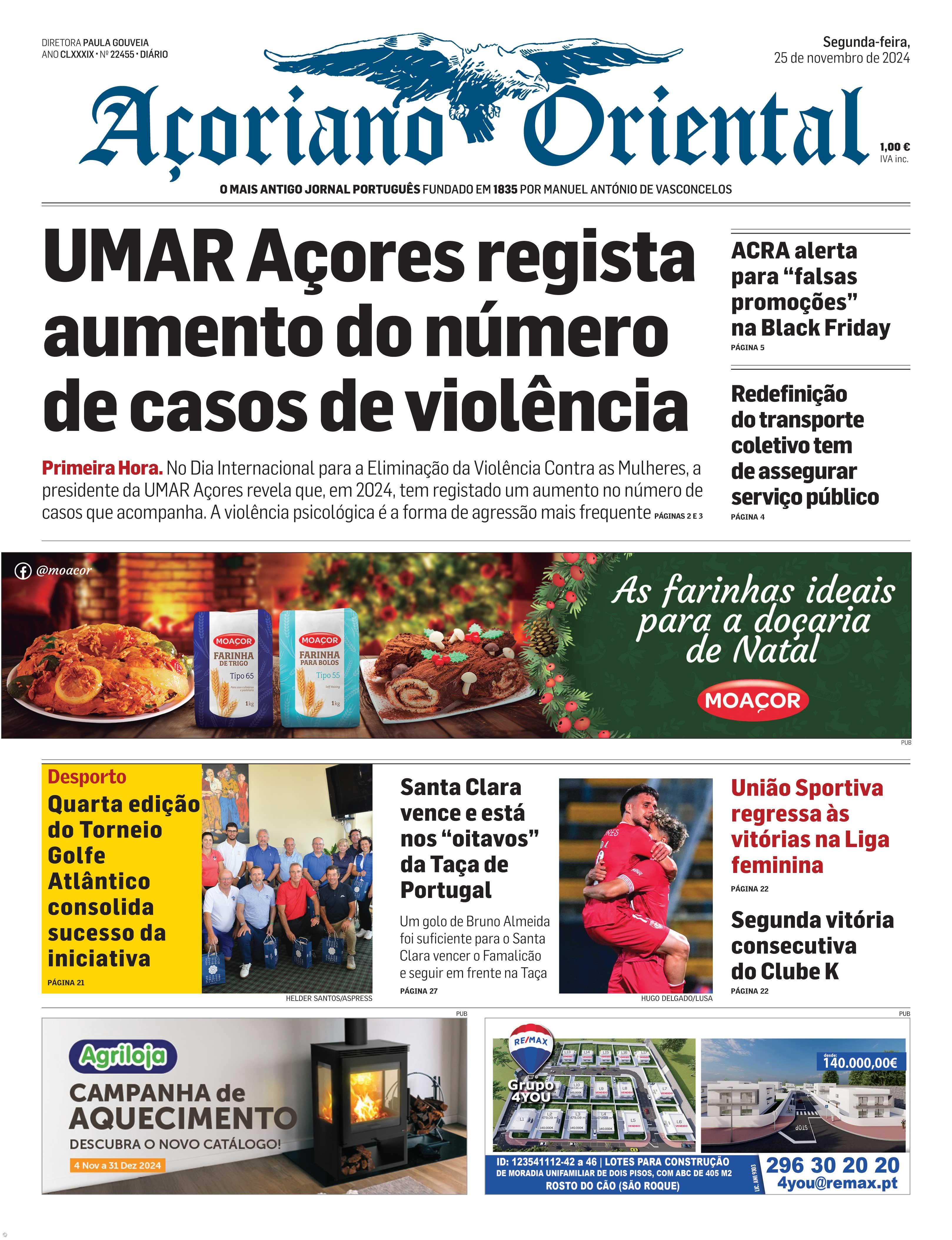 UMAR Açores regista aumento do número de casos de violência – Imagem 1