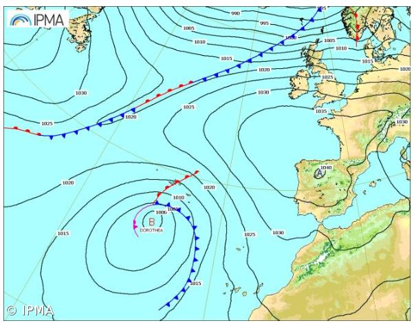 Depressão Dorothea vai provocar precipitação em todo o Arquipélago – Imagem 1