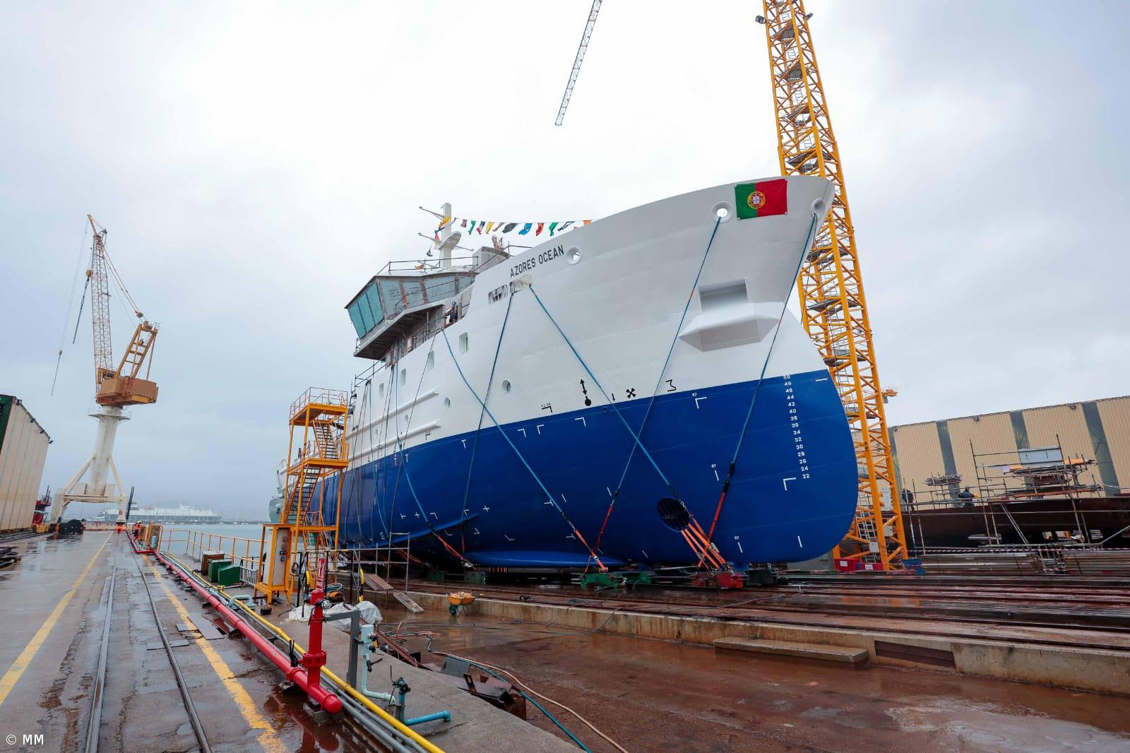 Novo navio oceanográfico dos Açores foi lançado ao mar – Imagem 1