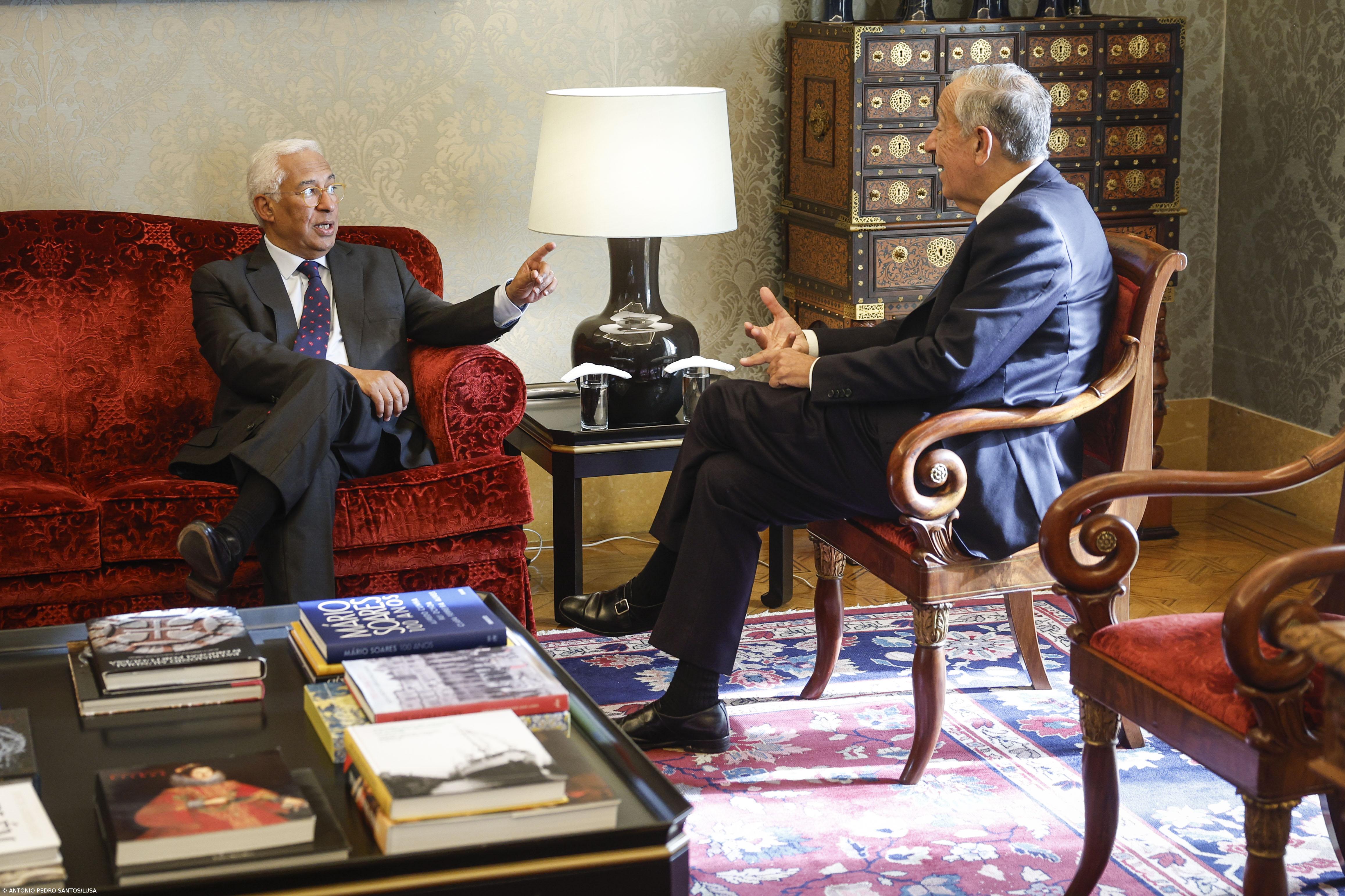 Marcelo recebeu Costa em Belém para audiência seguida de almoço – Imagem 1