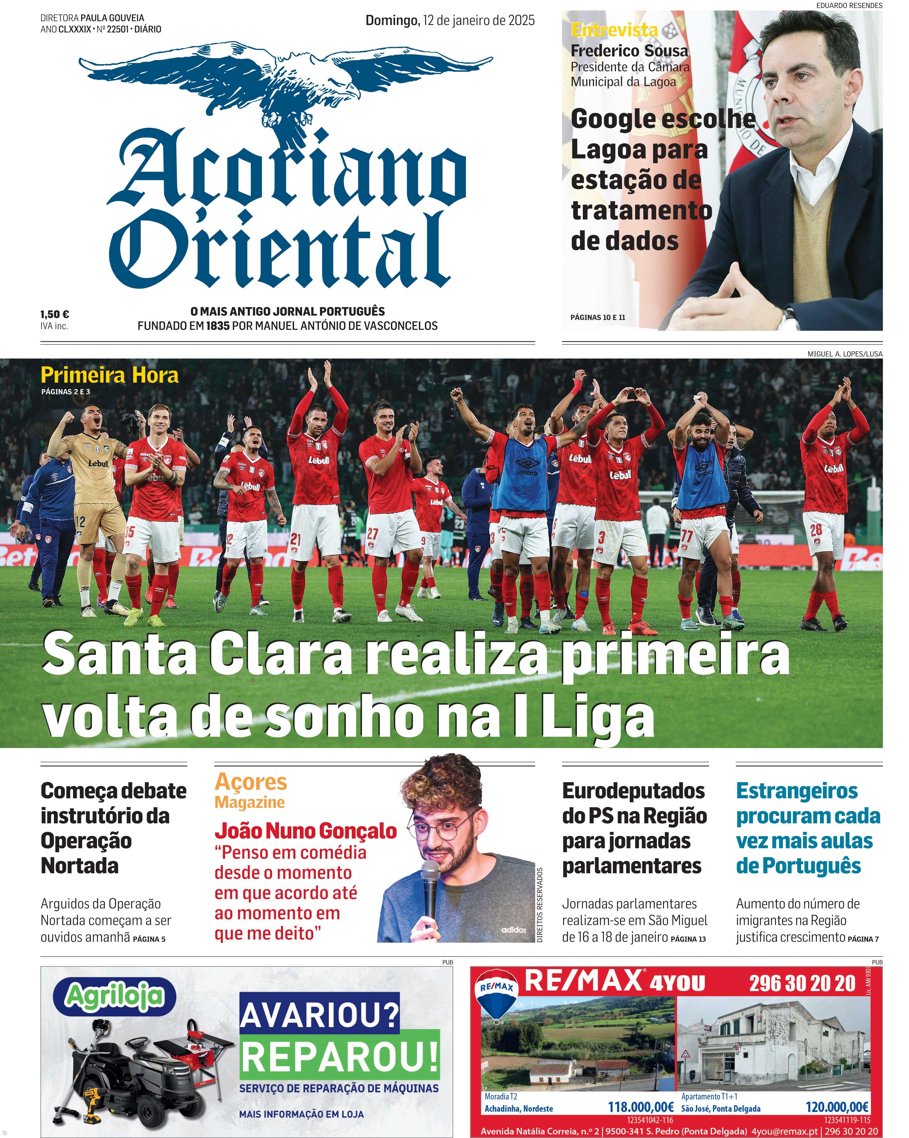 Santa Clara realiza primeira volta de sonho na I Liga  – Imagem 1