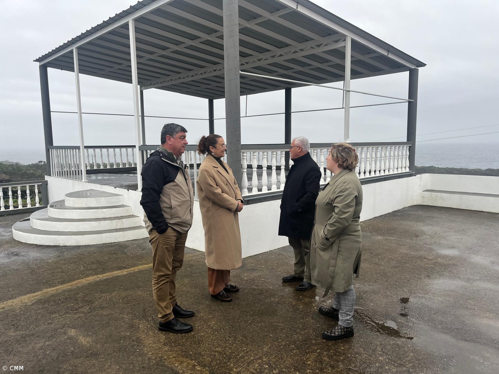 Executivo da Madalena visita freguesia da Candelária – Imagem 1