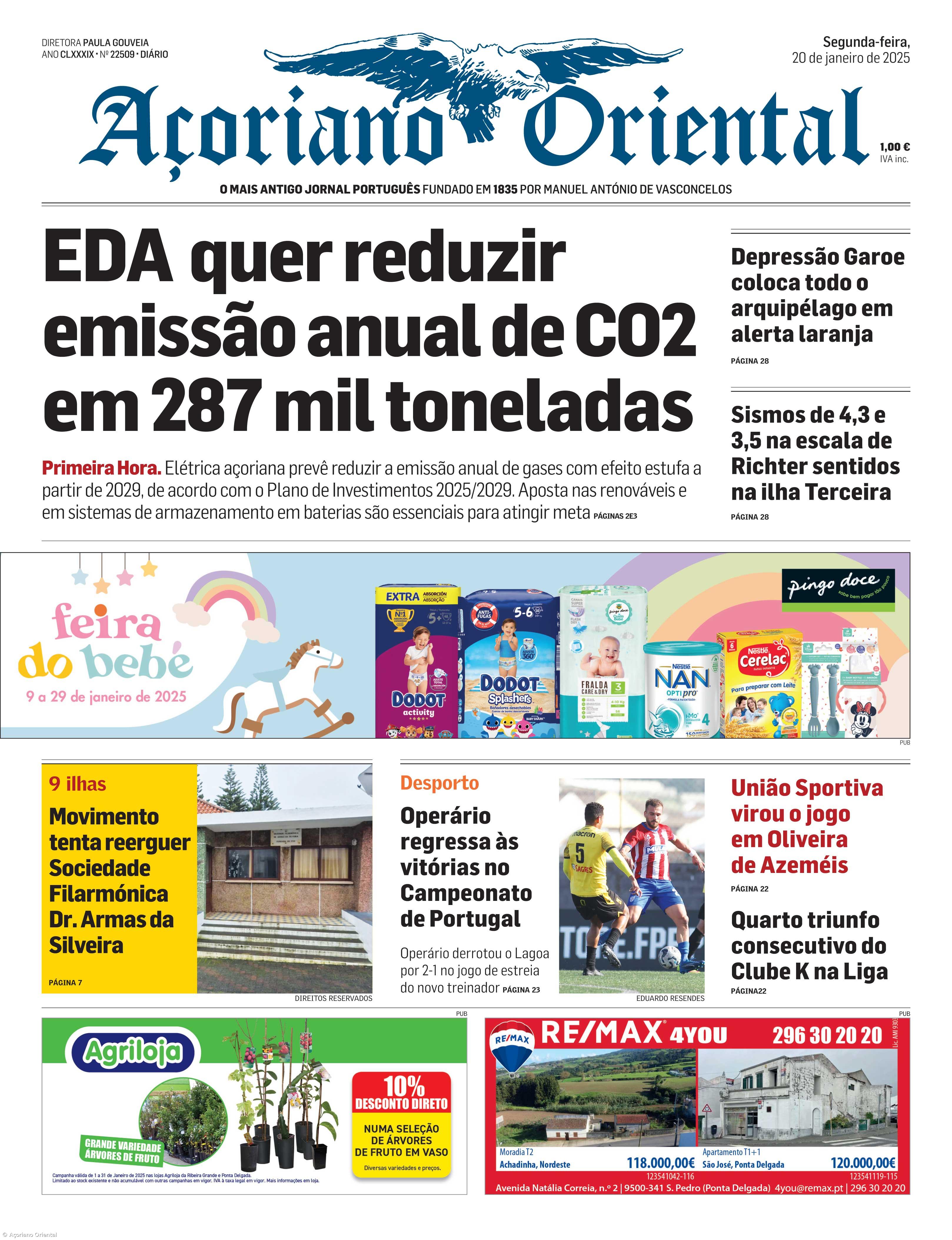 Capa AO 20 de janeiro 2025 – Imagem 1