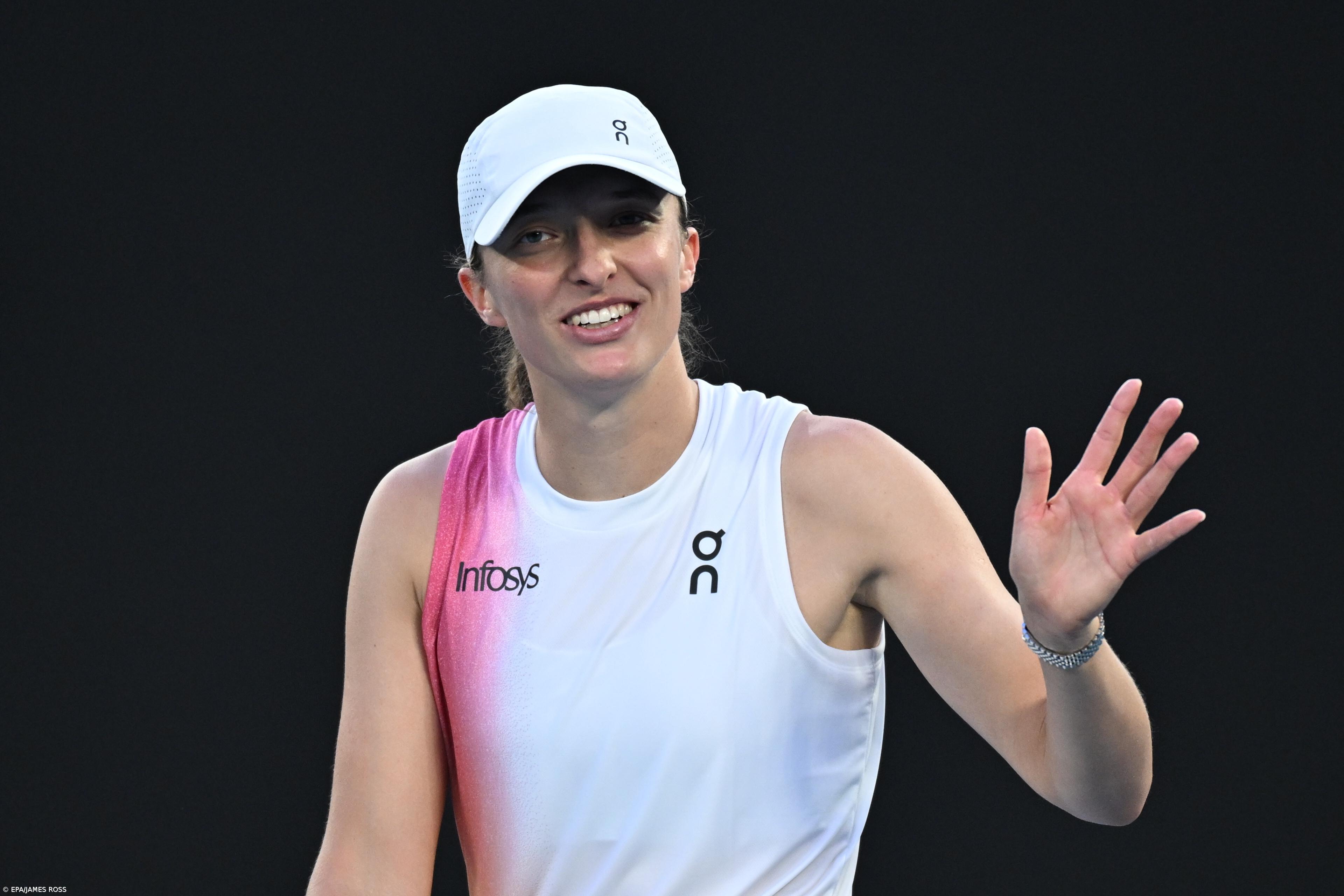 Swiatek 'histórica' e imparável rumo às meias-finais – Imagem 1