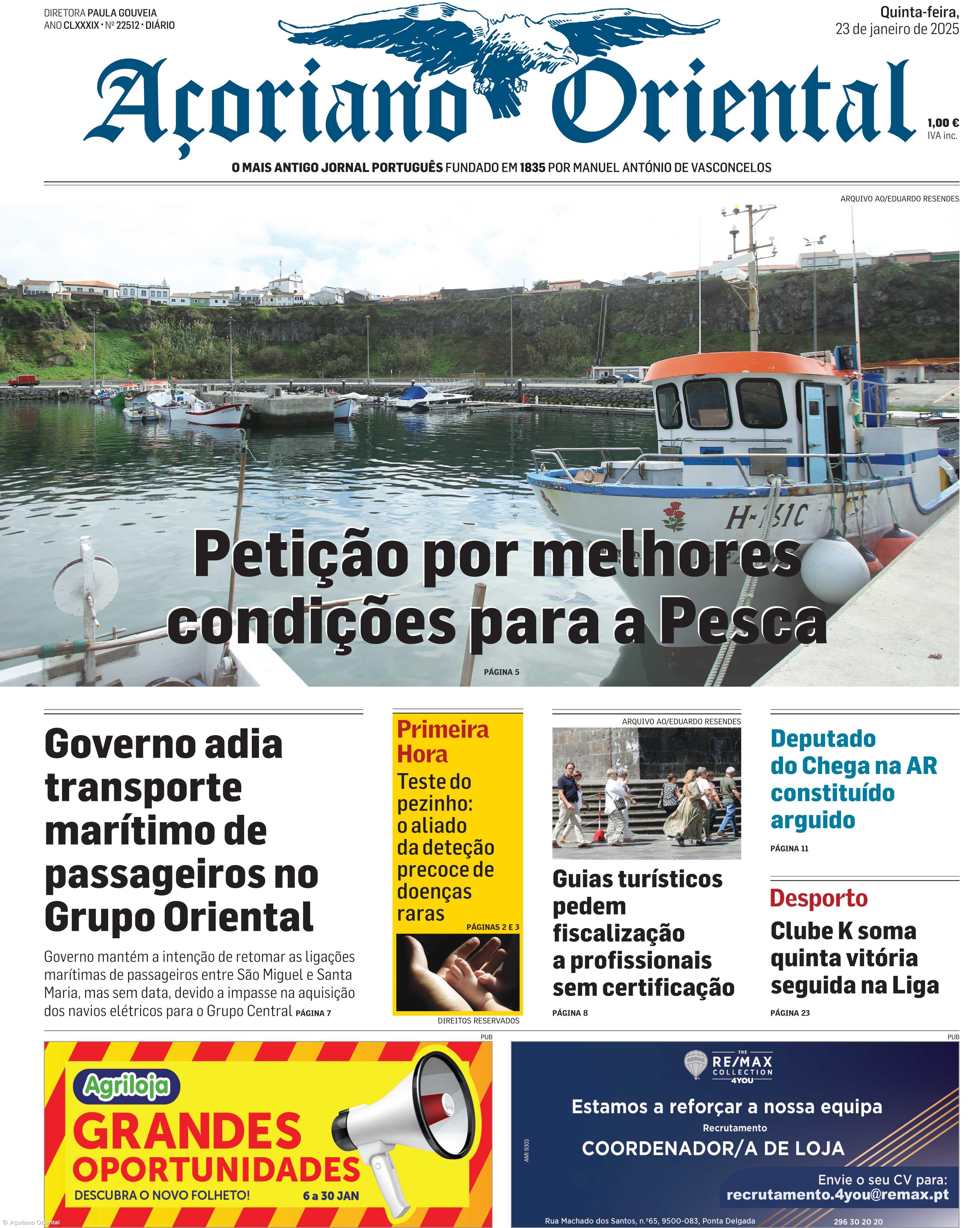 Capa AO 23 janeiro 2025 – Imagem 1