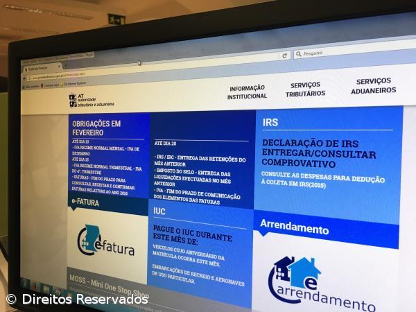 Portal das Finanças 'em baixo' e decorrem trabalhos para repor sistema – Imagem 1
