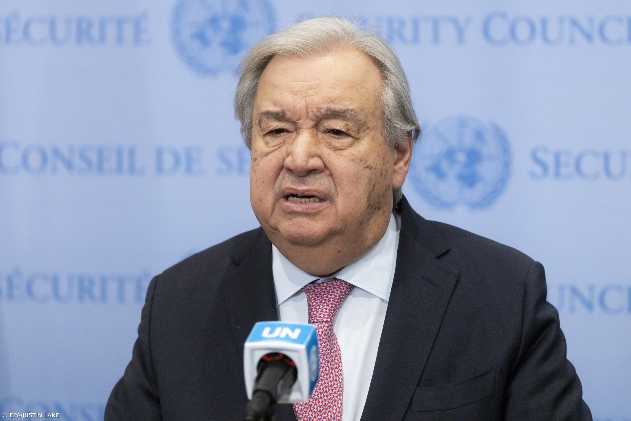 Guterres "profundamente alarmado" com ataque israelita a hospital em Gaza – Imagem 1