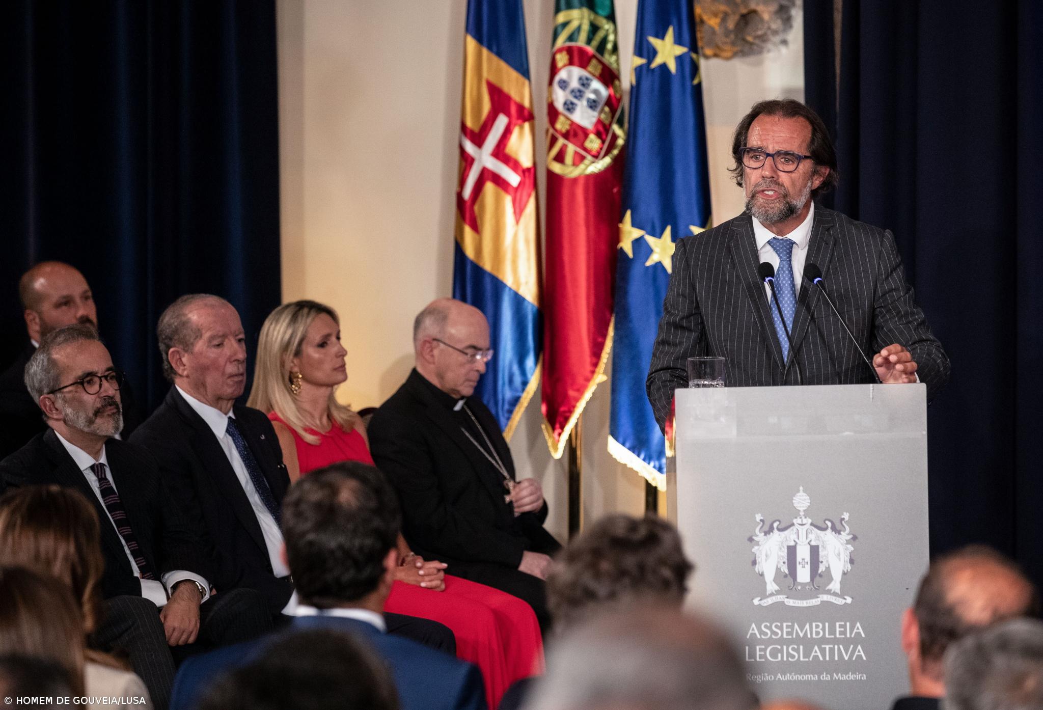 Presidente do Governo da Madeira defendeu união para concretizar objetivos da região – Imagem 1