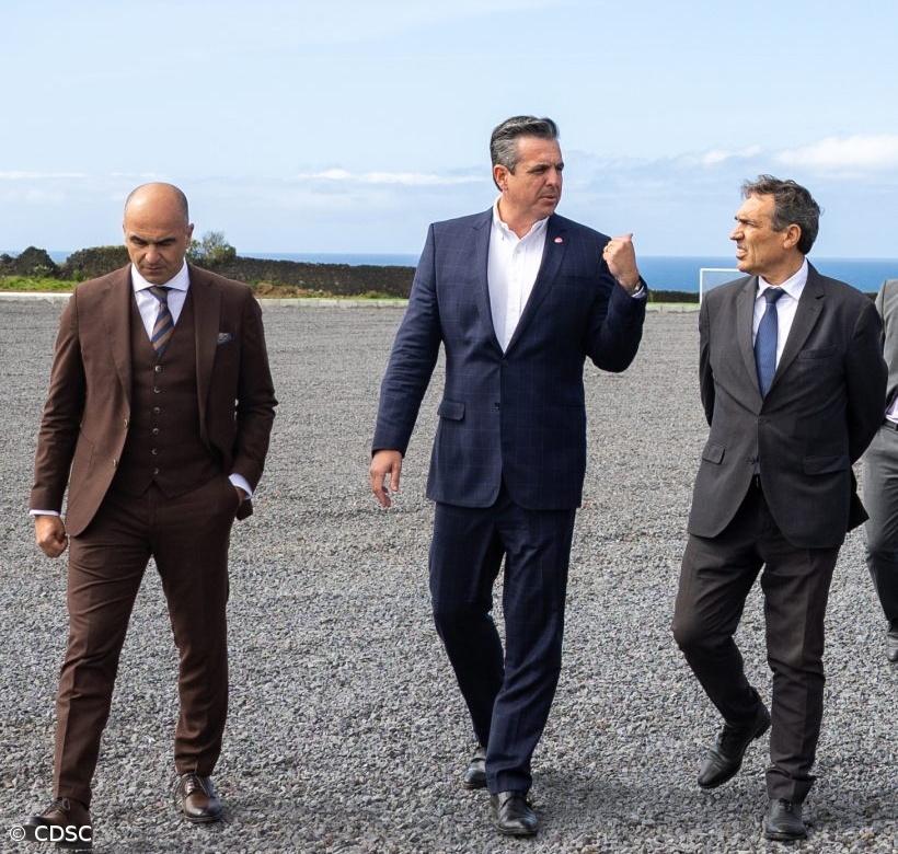 Selecionador nacional e presidente da Liga visitaram centro de treinos do Santa Clara – Imagem 1