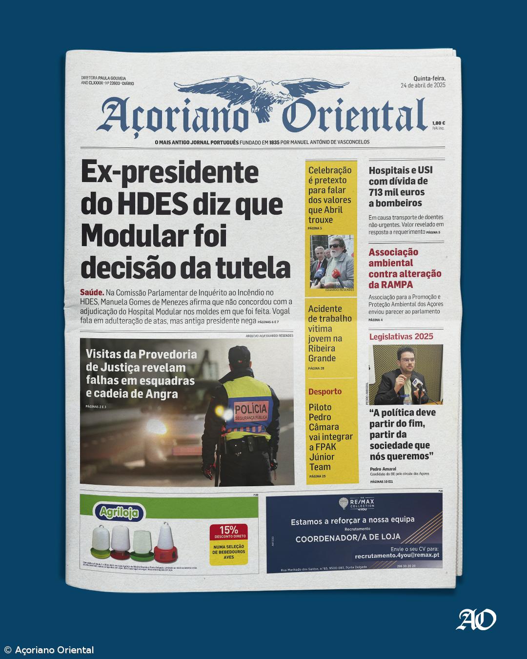 Capa AO 24 abril 2025 – Imagem 1