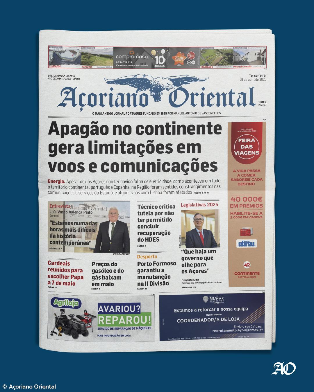 Capa AO 29 abril 2025 – Imagem 1