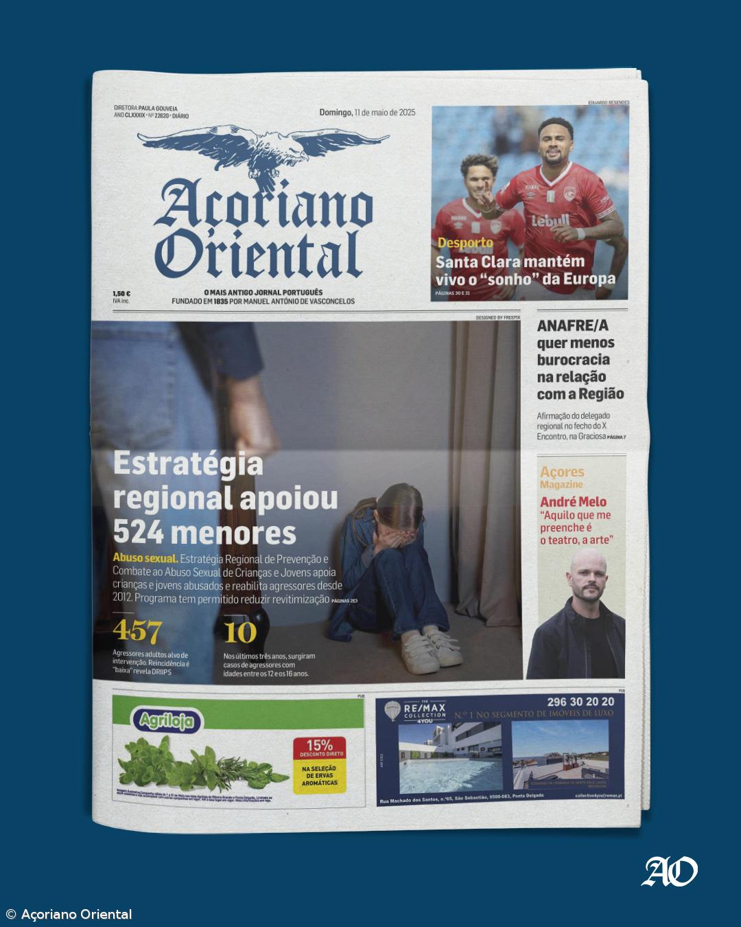 Capa AO 11 maio 2025 – Imagem 1