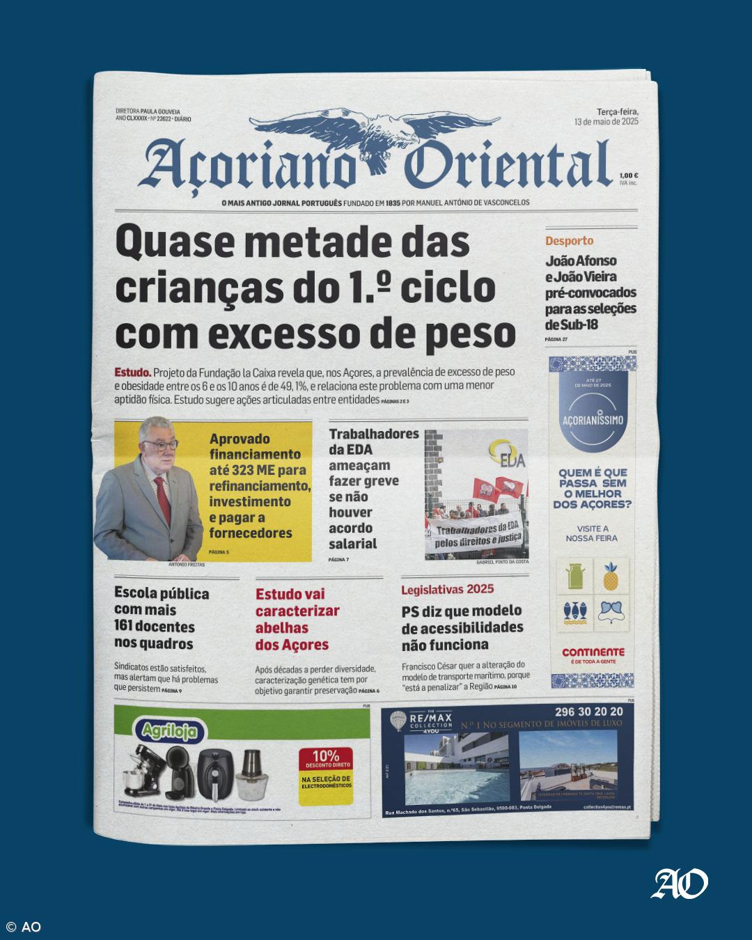 Quase metade das crianças do 1.º ciclo com excesso de peso – Imagem 1