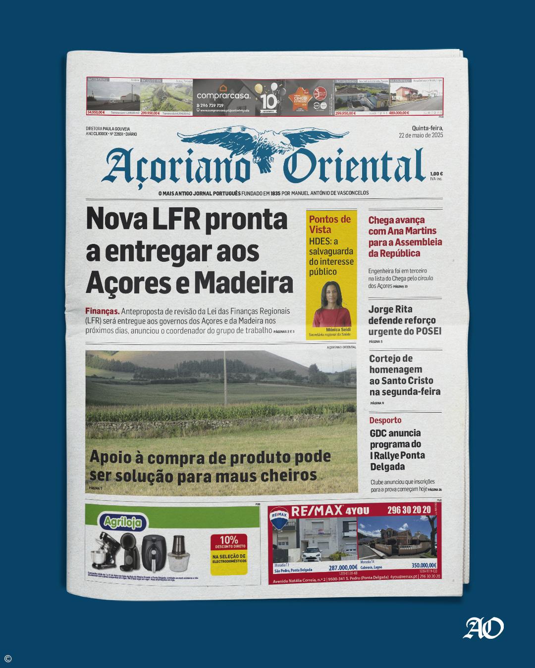 "Nova LFR pronta a entregar aos Açores e Madeira" – Imagem 1