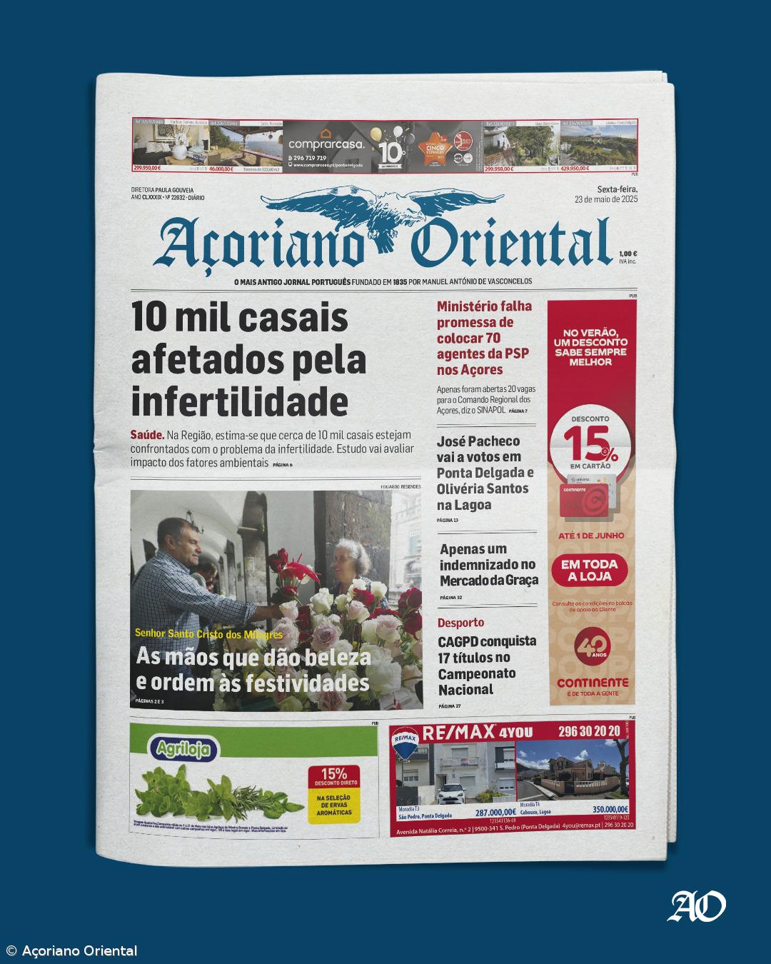 Capa AO 23 maio 2025 – Imagem 1