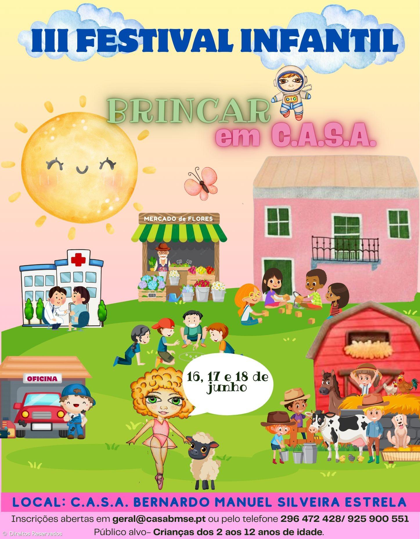 Festival infantil “Brincar no CASA” – Imagem 1