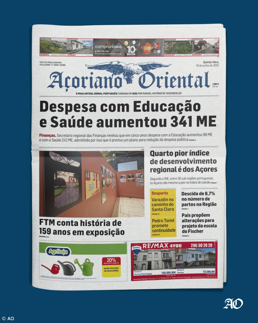 Despesa com Educação e Saúde aumentou 341 ME – Imagem 1