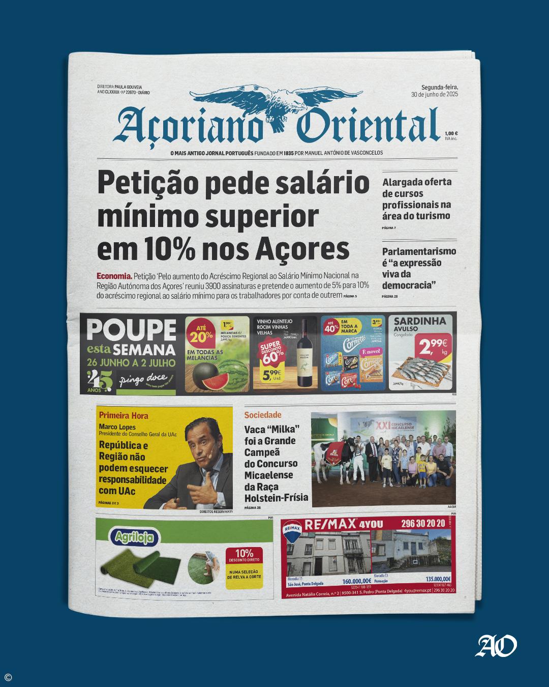 Petição pede salário mínimo superior em 10% nos Açores – Imagem 1