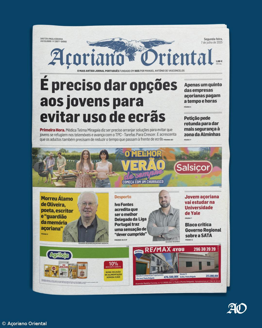 Capa AO 7 julho 2025 – Imagem 1