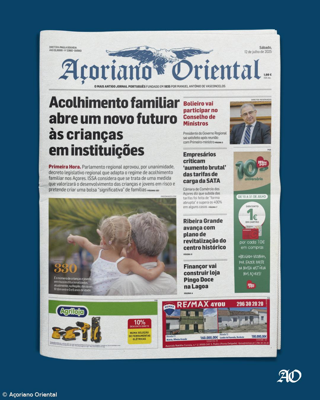 Capa A 12 de julho de 2025 – Imagem 1