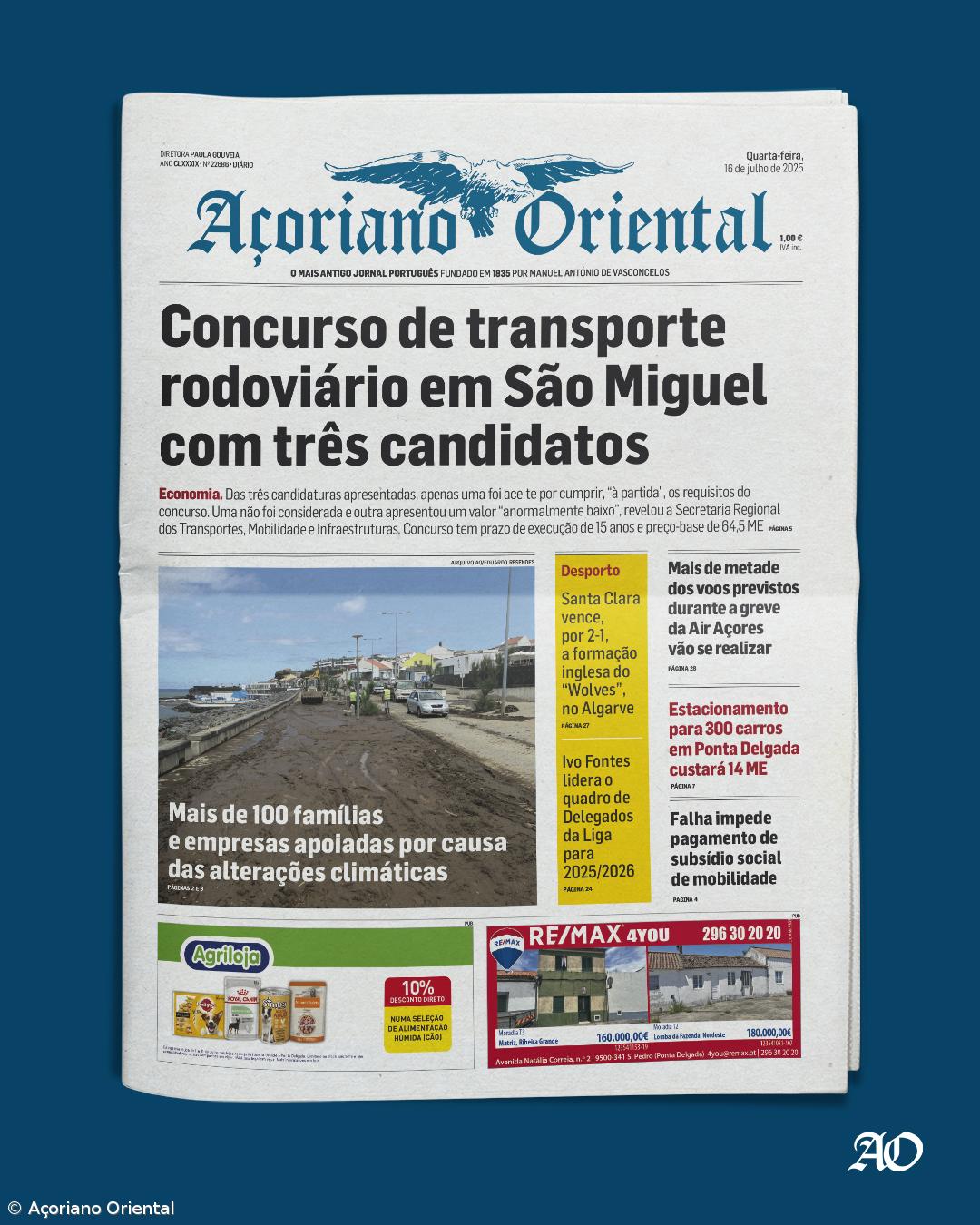 Capa AO 16 julho 2025 – Imagem 1