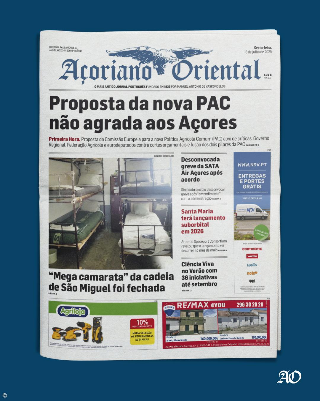 "Proposta da nova PAC  não agrada aos Açores" – Imagem 1