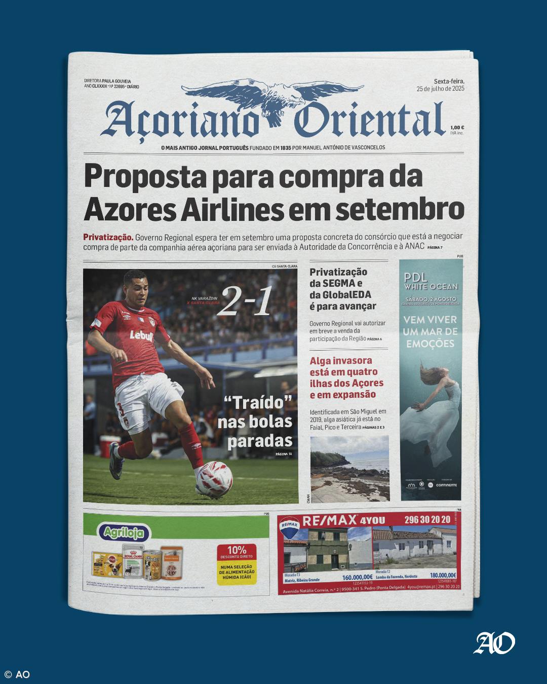 Proposta para compra da Azores Airlines em setembro – Imagem 1