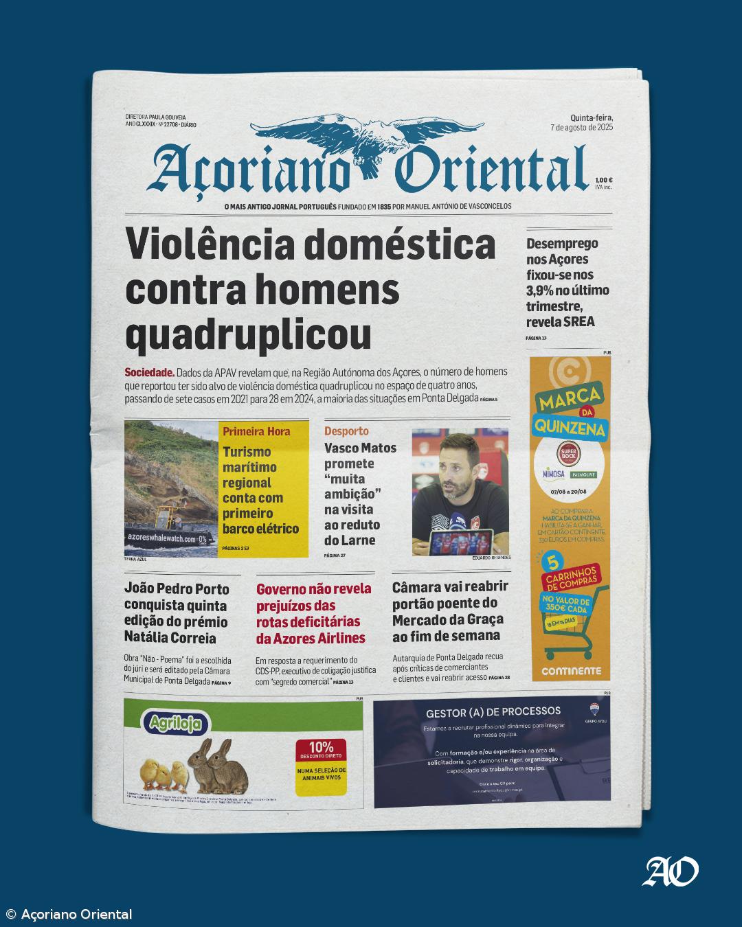 Capa AO 7 agosto de 2025 – Imagem 1