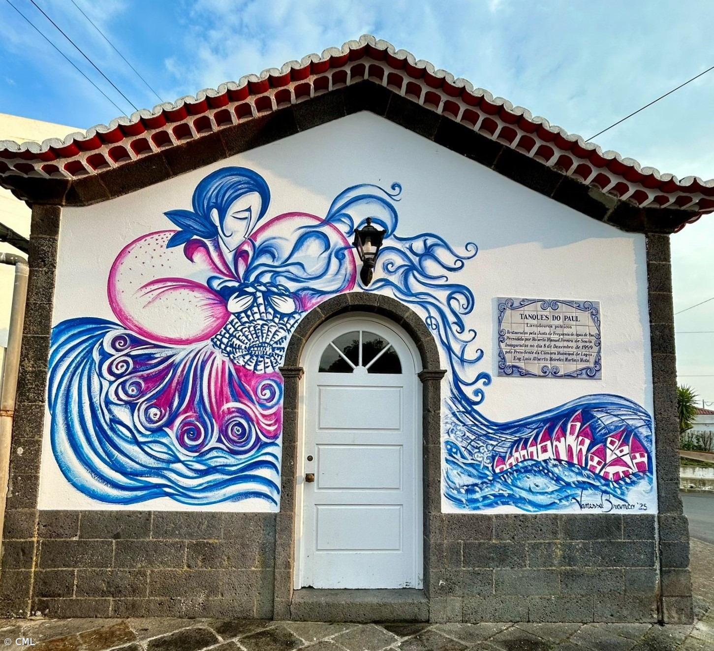 Núcleo Museológico das Lavadeiras alvo de arte urbana – Imagem 1