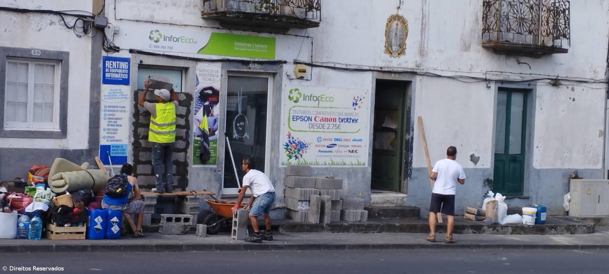 Junta de São Pedro já teve de emparedar mais de 20 casas – Imagem 1