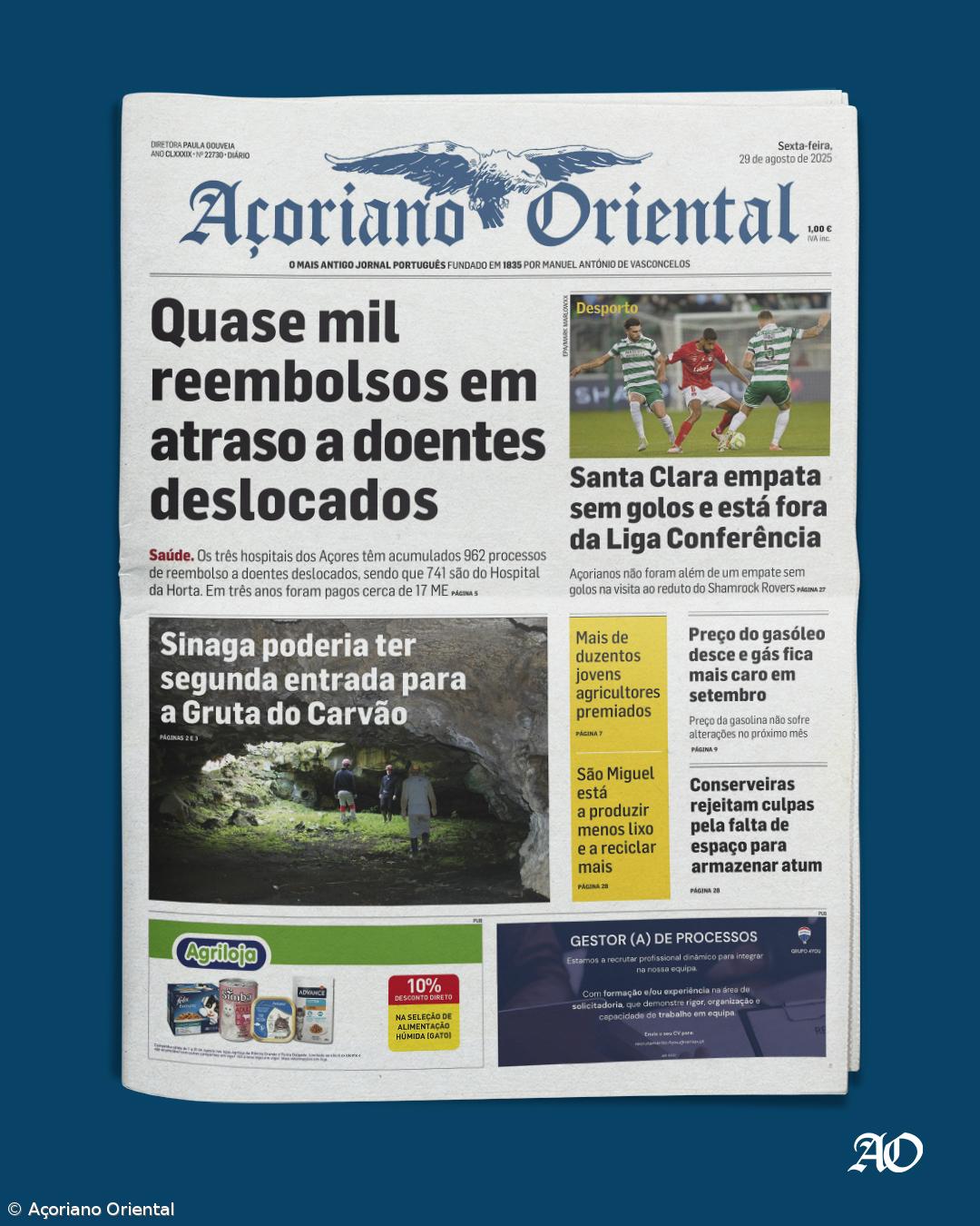 Capa AO 29 agosto 2025 – Imagem 1