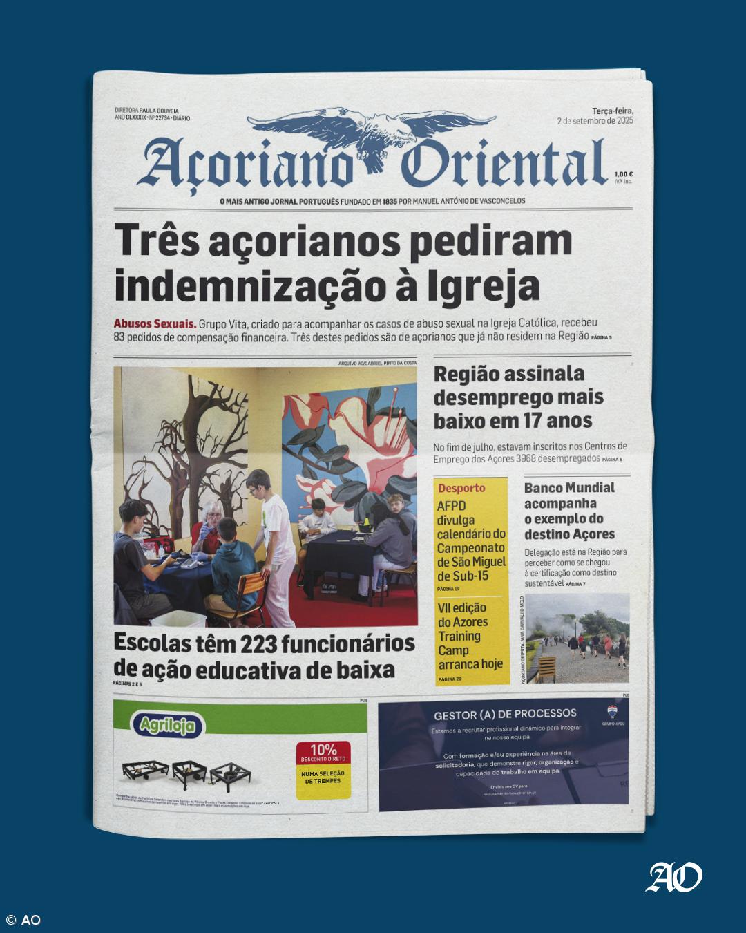 Três açorianos pediram indemnização à Igreja – Imagem 1