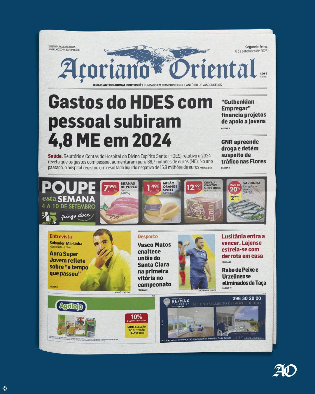 Gastos do HDES com pessoal subiram 4,8 ME em 2024 – Imagem 1