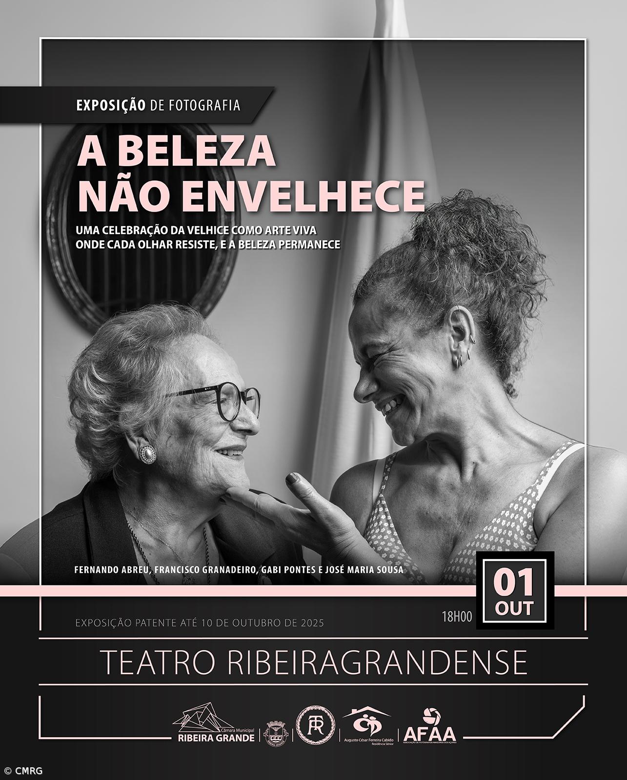 Teatro Ribeiragrandense acolhe a exposição “A Beleza Não Envelhece” – Imagem 1