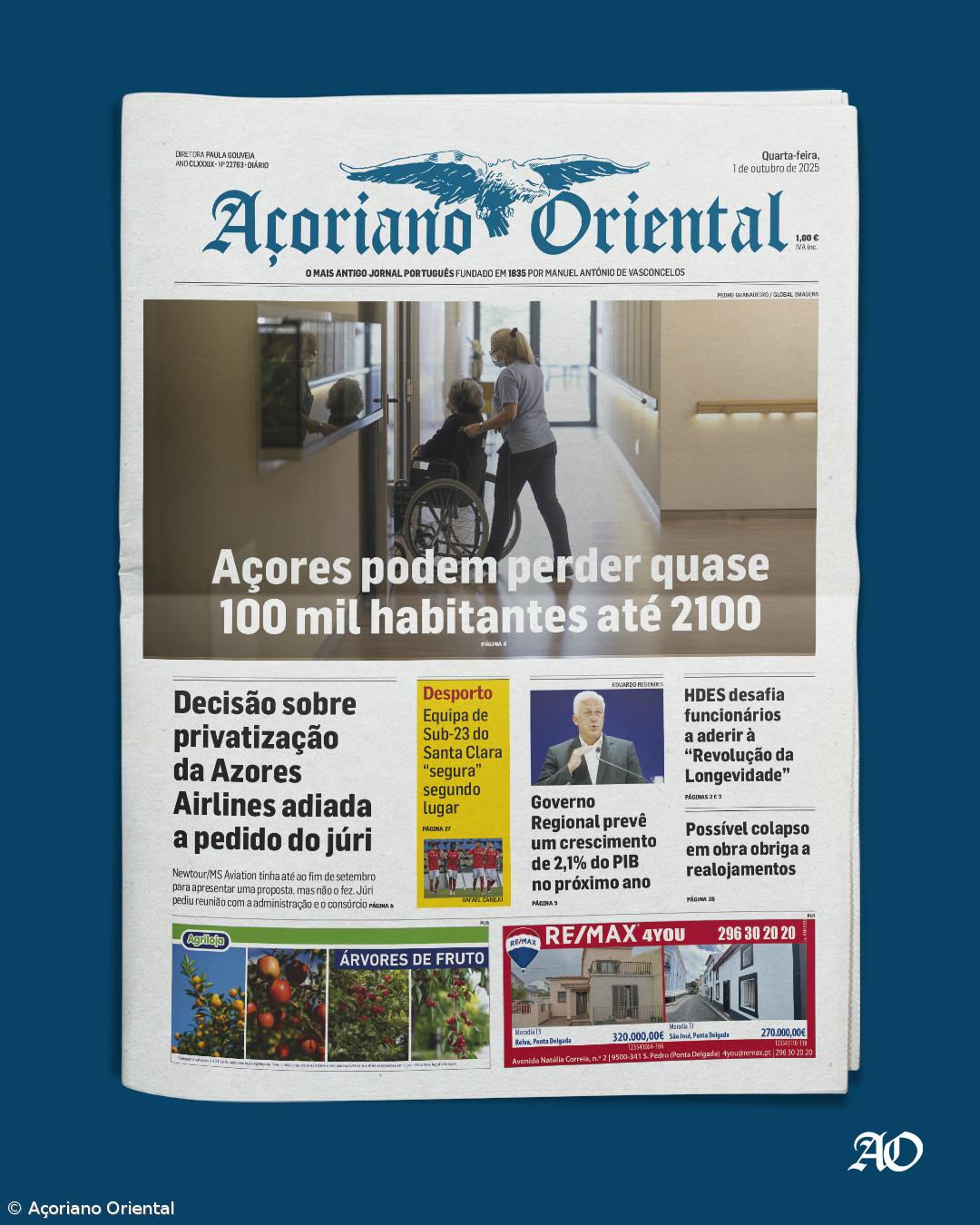 Capa AO 1 de outubro 2025 – Imagem 1