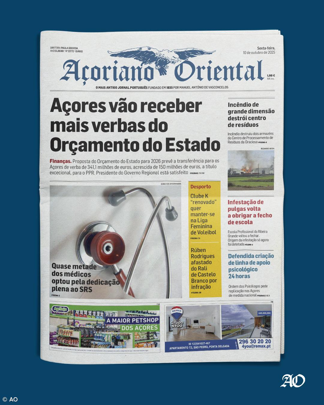 Açores vão receber mais verbas do Orçamento do Estado – Imagem 1