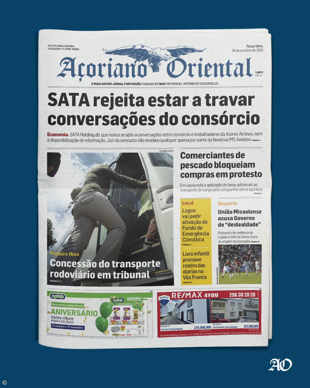 SATA rejeita estar a travar conversações do consórcio  – Imagem 1