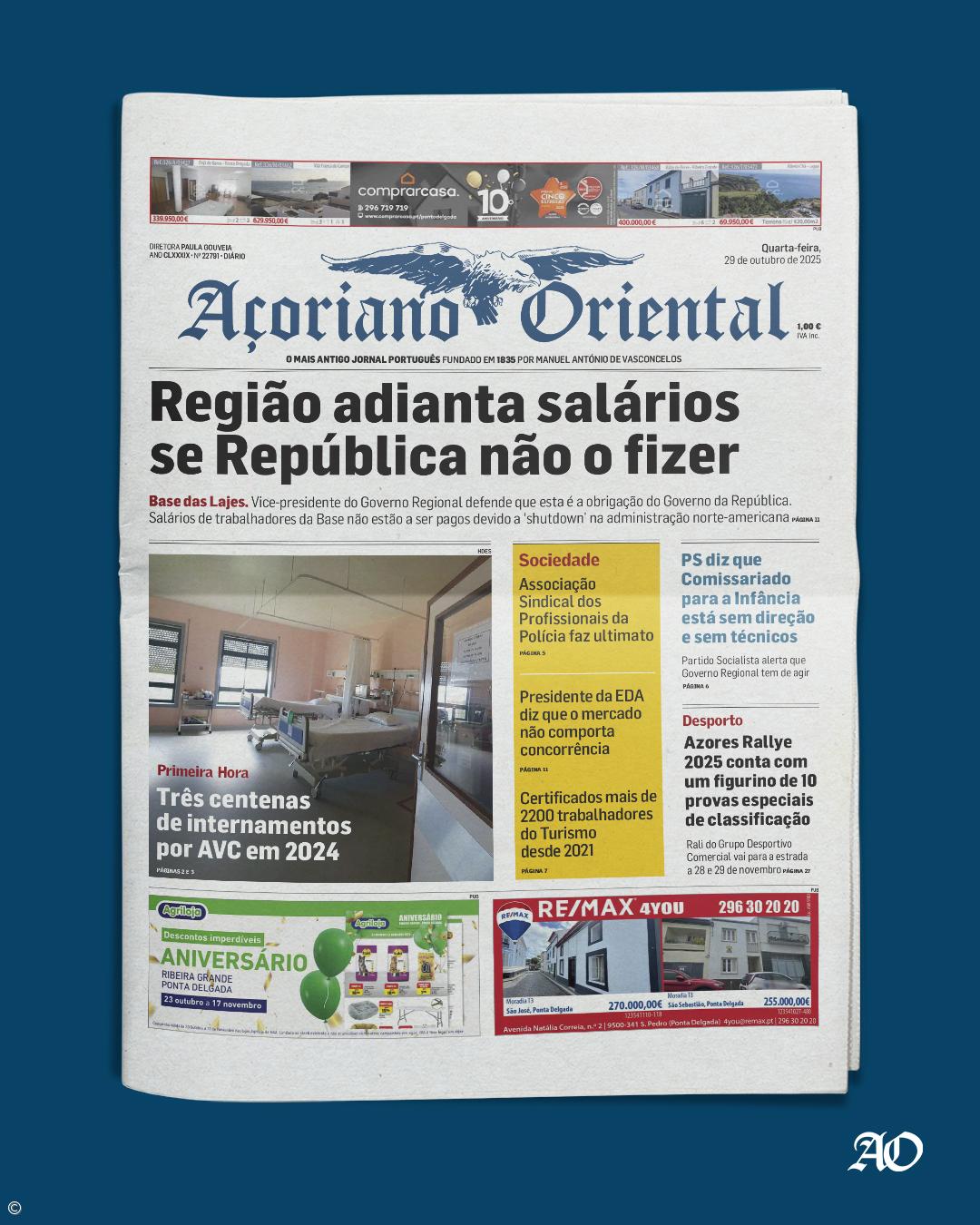 Região adianta salários  se República não o fizer – Imagem 1