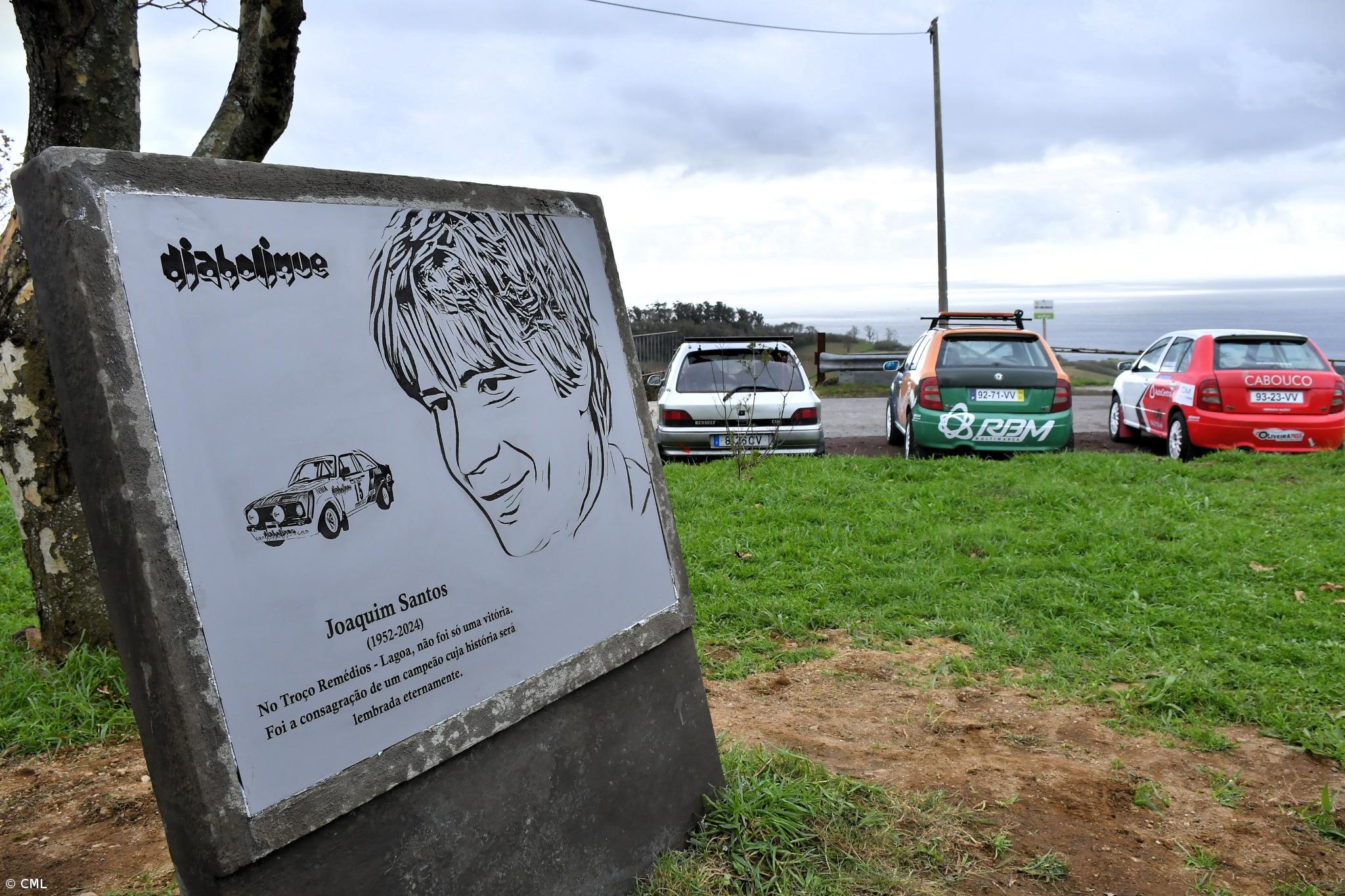 Cidade da Lagoa homenageia piloto de ralis Joaquim Santos  – Imagem 1