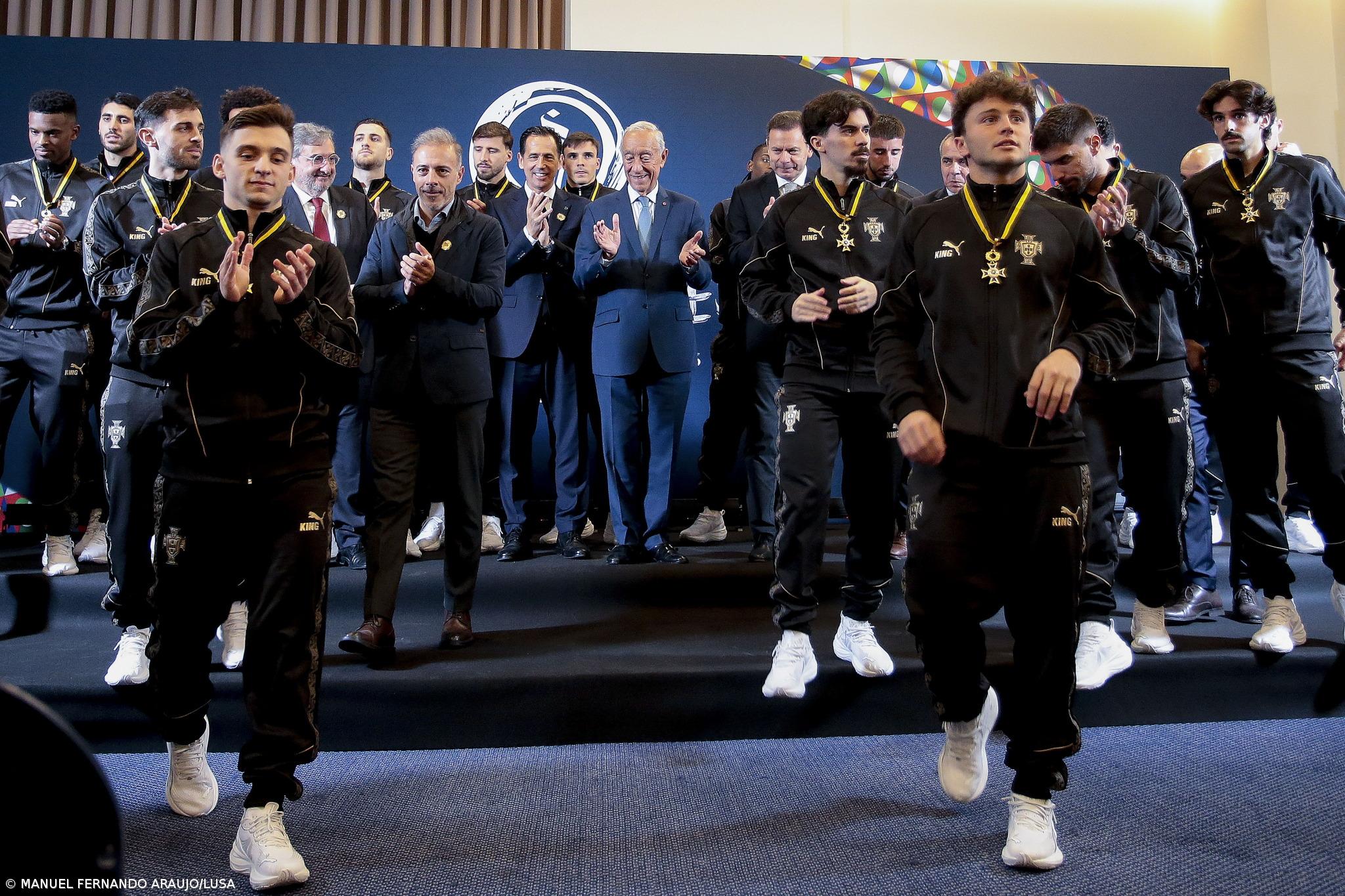 Marcelo encerra "ciclo vitorioso" com homenagem aos campeões da Liga das Nações – Imagem 1