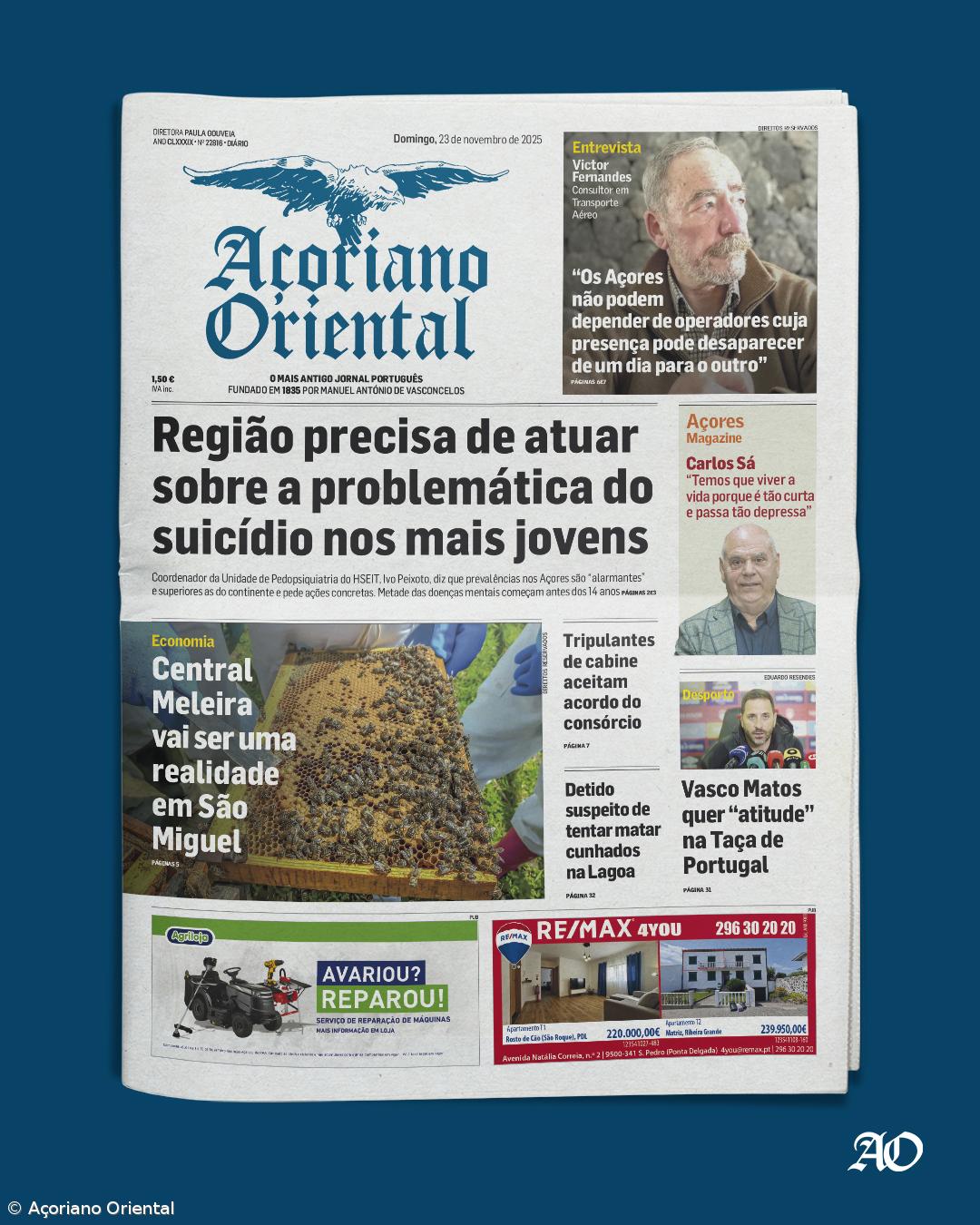Capa AO 23 novembro 2025 – Imagem 1
