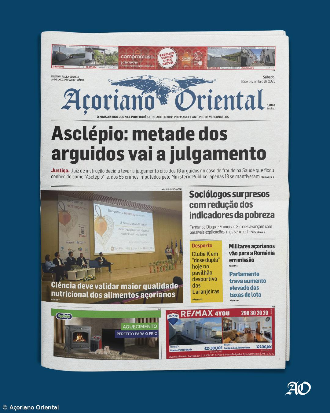 “Asclépio: metade dos arguidos vai a julgamento” é a manchete de hoje – Imagem 1