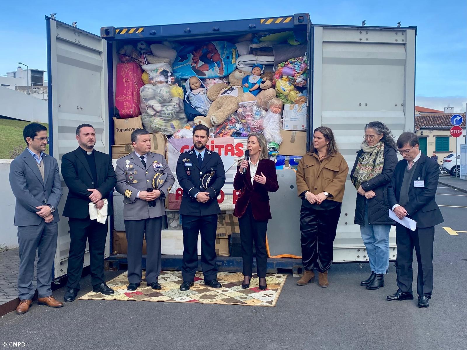 Câmara de Ponta Delgada e Cáritas enviam contentor solidário para Cabo Verde – Imagem 1