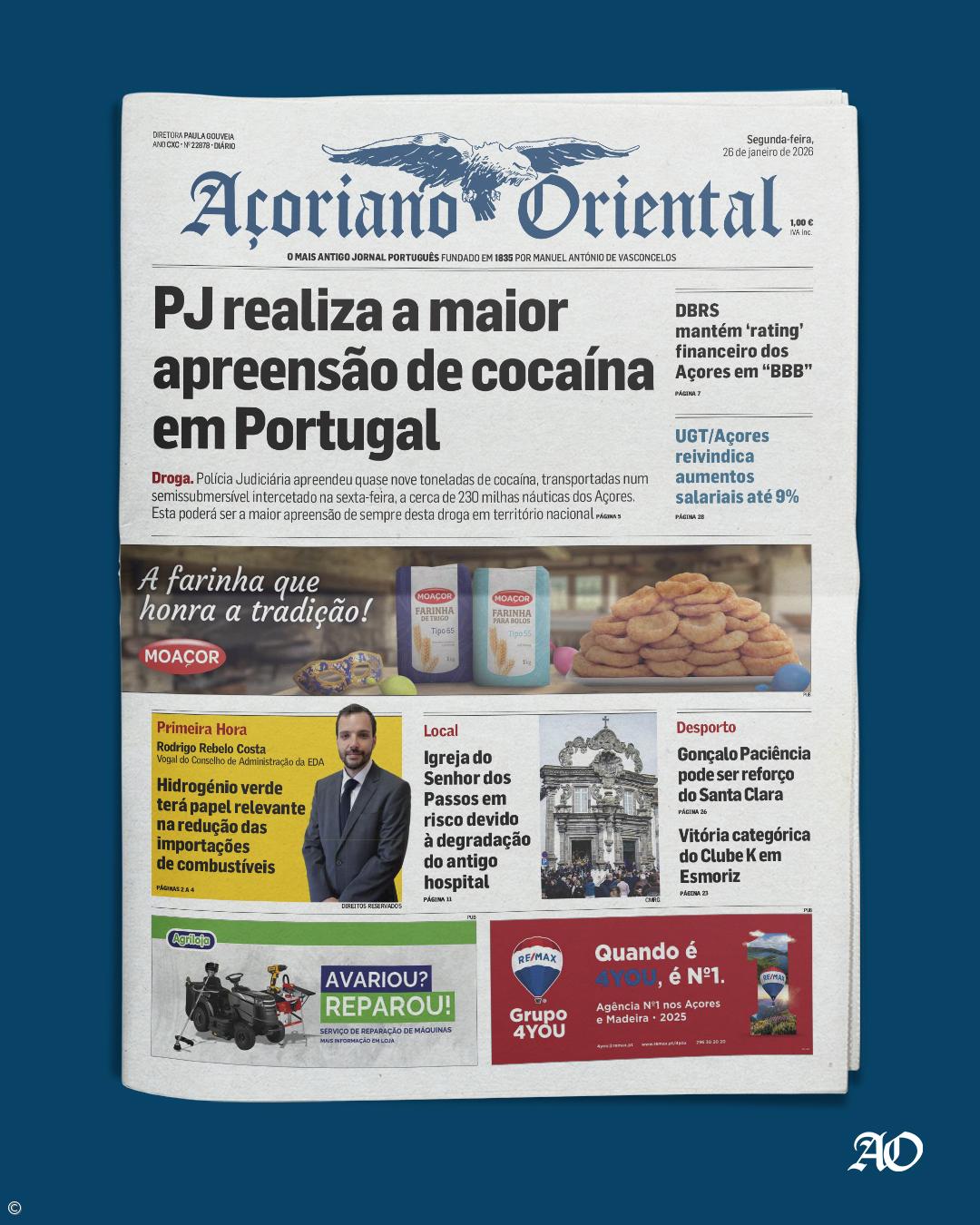 PJ realiza a maior apreensão de cocaína em Portugal  – Imagem 1