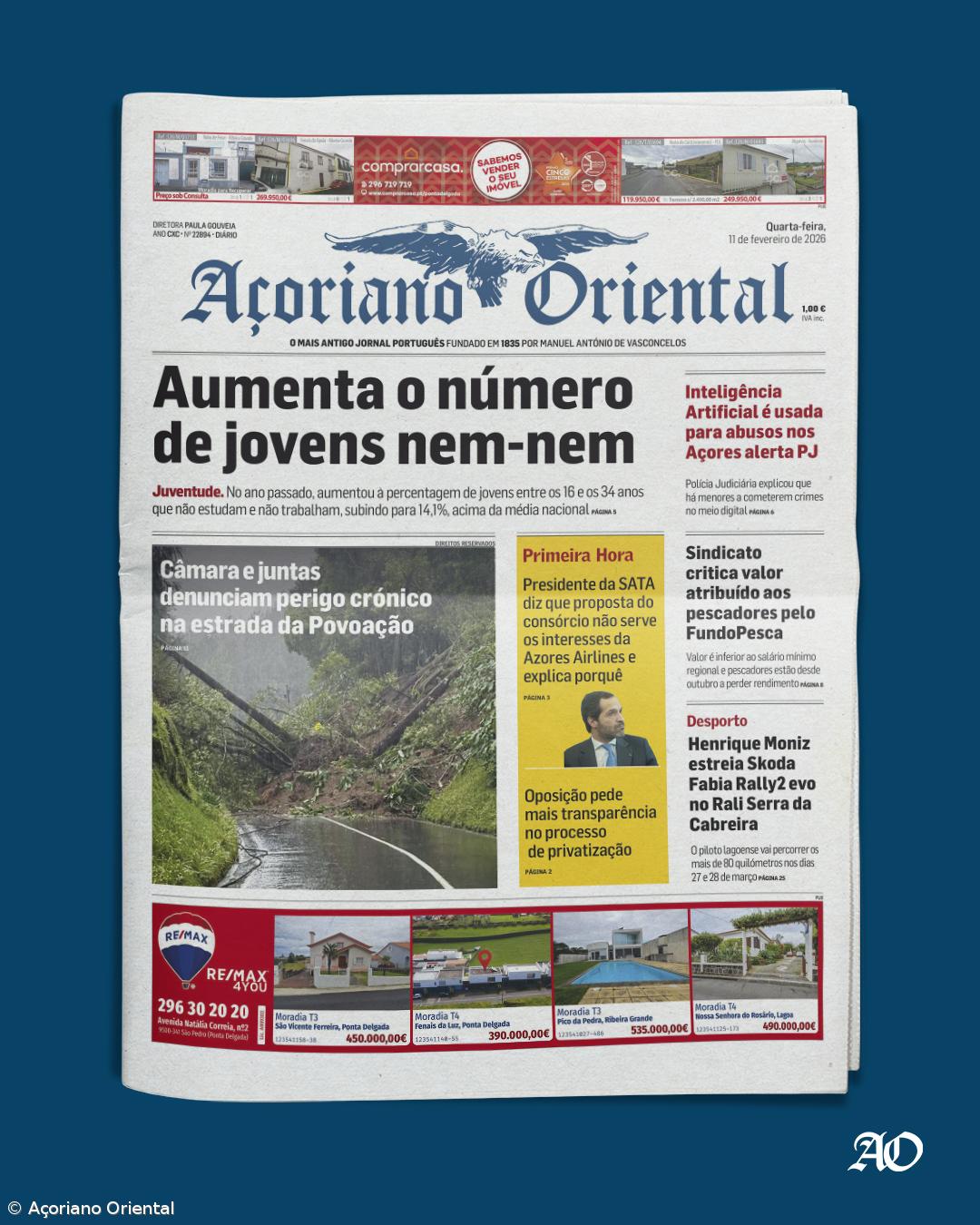 Capa AO 11 fevereiro 2026 – Imagem 1